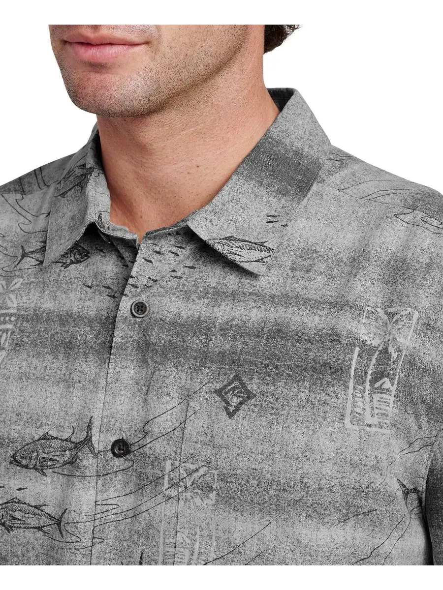 Мужская футболка с коротким рукавом Quiksilver Go Fish Quiksilver Waterman — изображение 2 из 3, фантомный