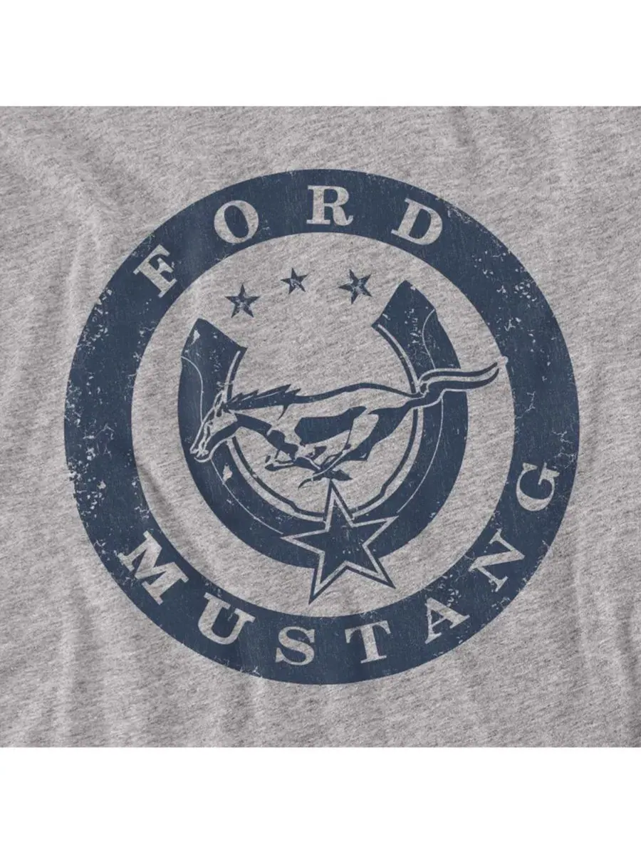 Мужская футболка Ford Lucky Ford Mustang — изображение 2 из 3, приглушенный