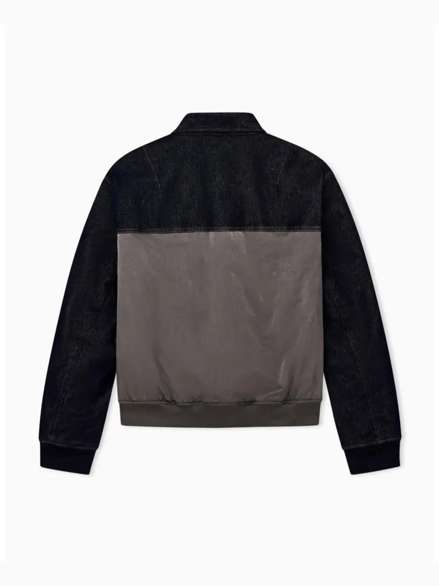 Куртка джинсовая с контрастными вставками A|X Armani Exchange — изображение 2 из 3, синий джинсовый синий