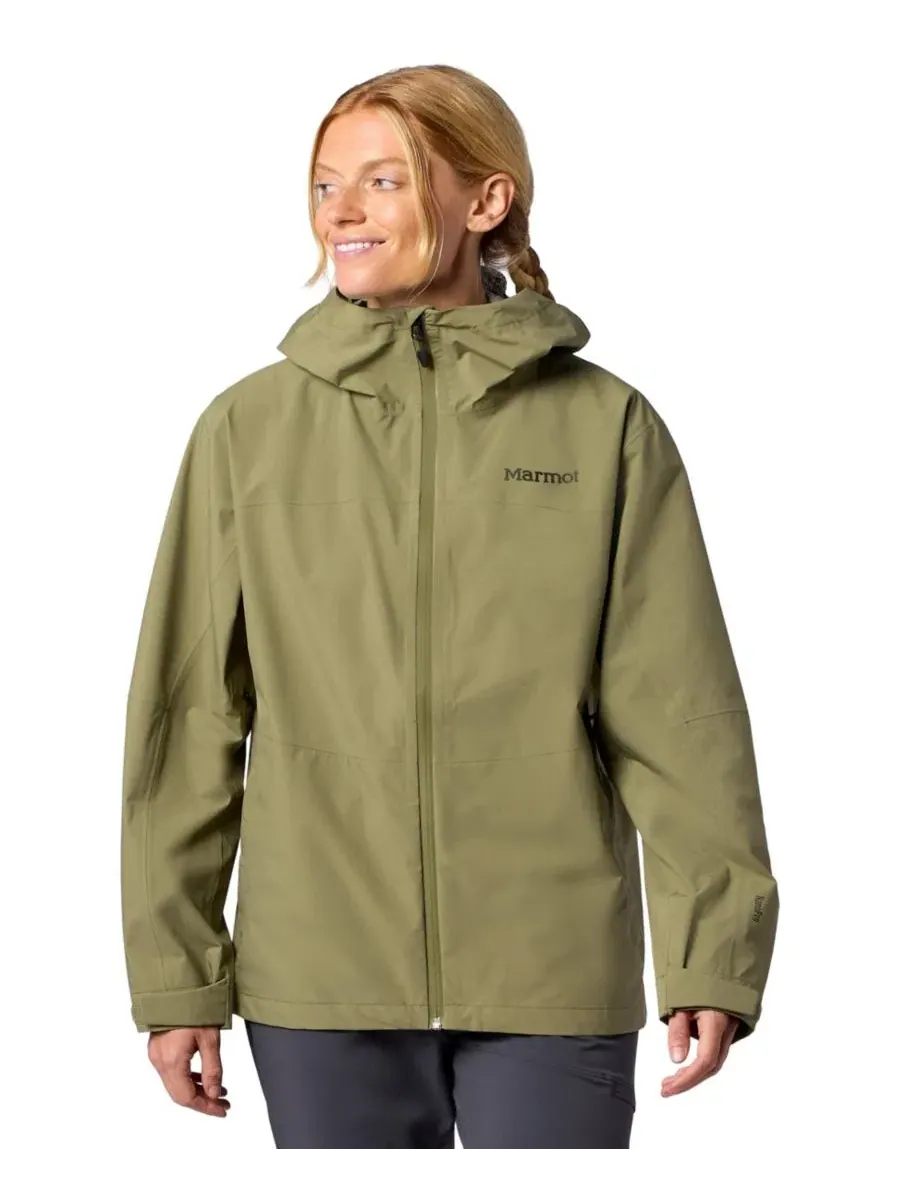 Женская куртка PreCip Evo Flex Marmot — изображение 1 из 5, оливковый