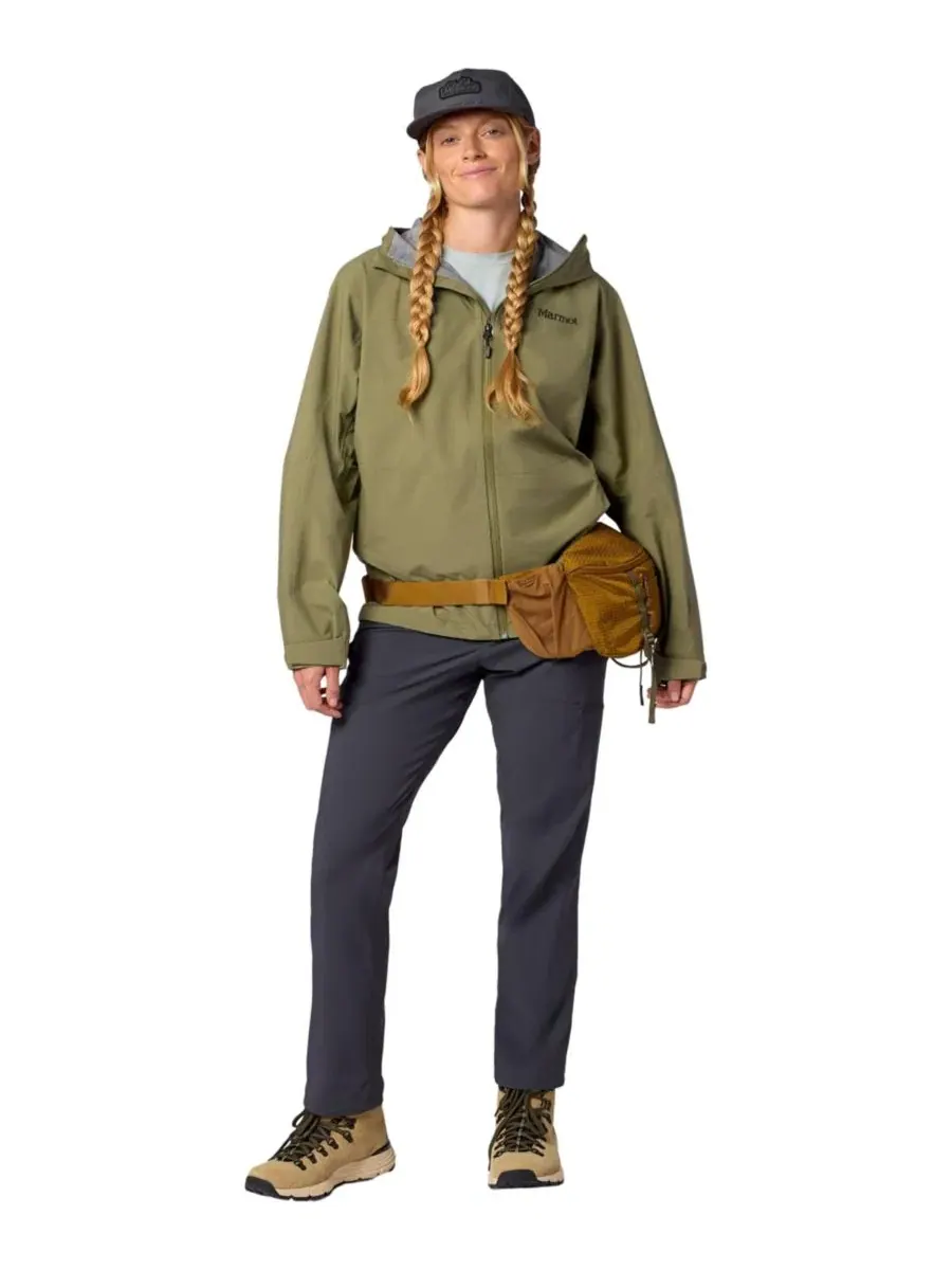 Женская куртка PreCip Evo Flex Marmot — изображение 2 из 5, оливковый