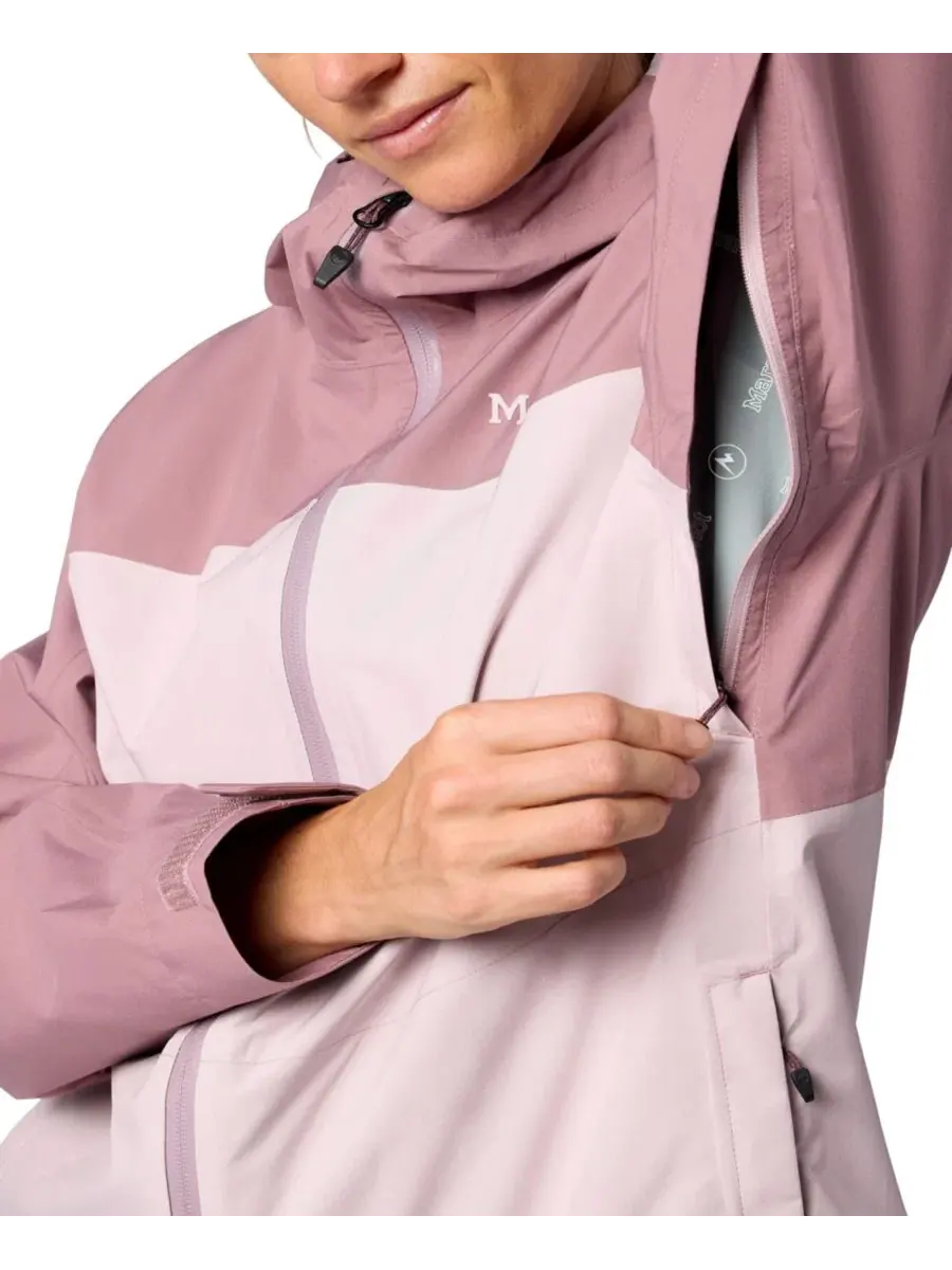 Женская куртка PreCip Evo Flex Marmot, сиреневый — изображение 3 из 5