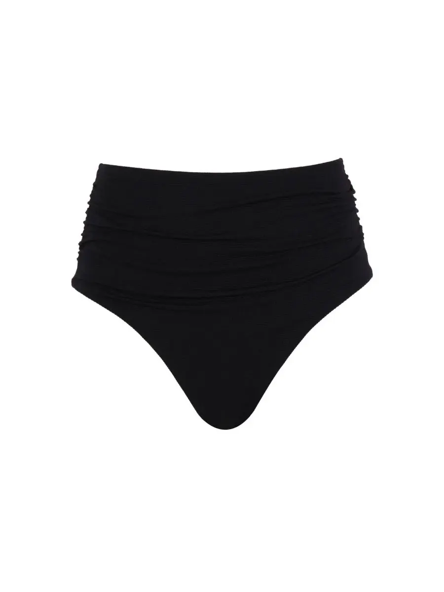 Женские плавки от Spirit с присборенным фестончатым краем и высокой талией Panache Lingerie — изображение 4 из 5, черный