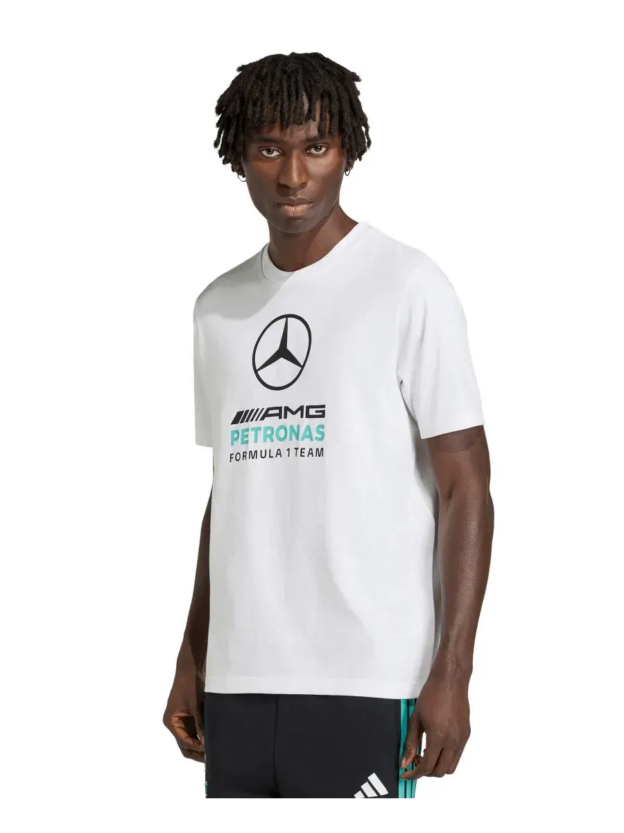 Мужская футболка с круглым вырезом Mercedes Formula 1 Adidas