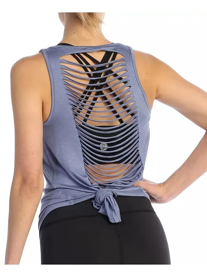 Женский топ American Fitness Couture — голубой