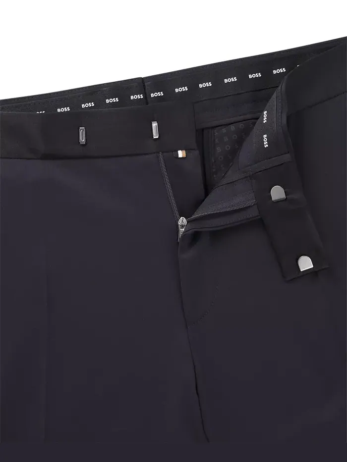Мужские классические брюки Slim-Fit для смокинга Hugo Boss — 4