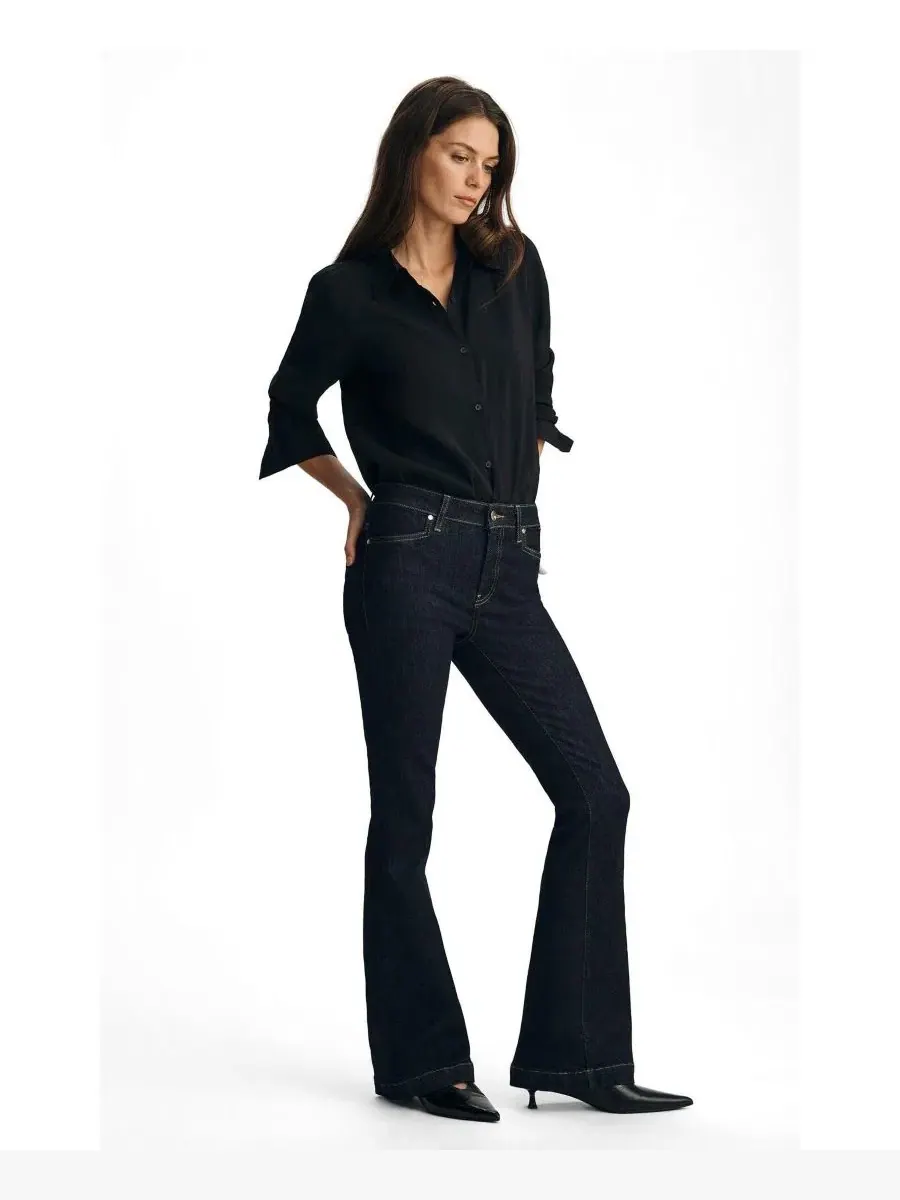 Джинсы с высокой посадкой Sydney Flare Mavi Jeans — изображение 2 из 5, синий