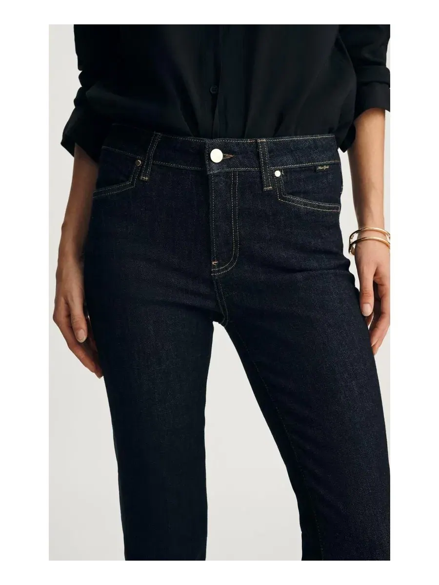 Джинсы с высокой посадкой Sydney Flare Mavi Jeans — изображение 4 из 5, синий