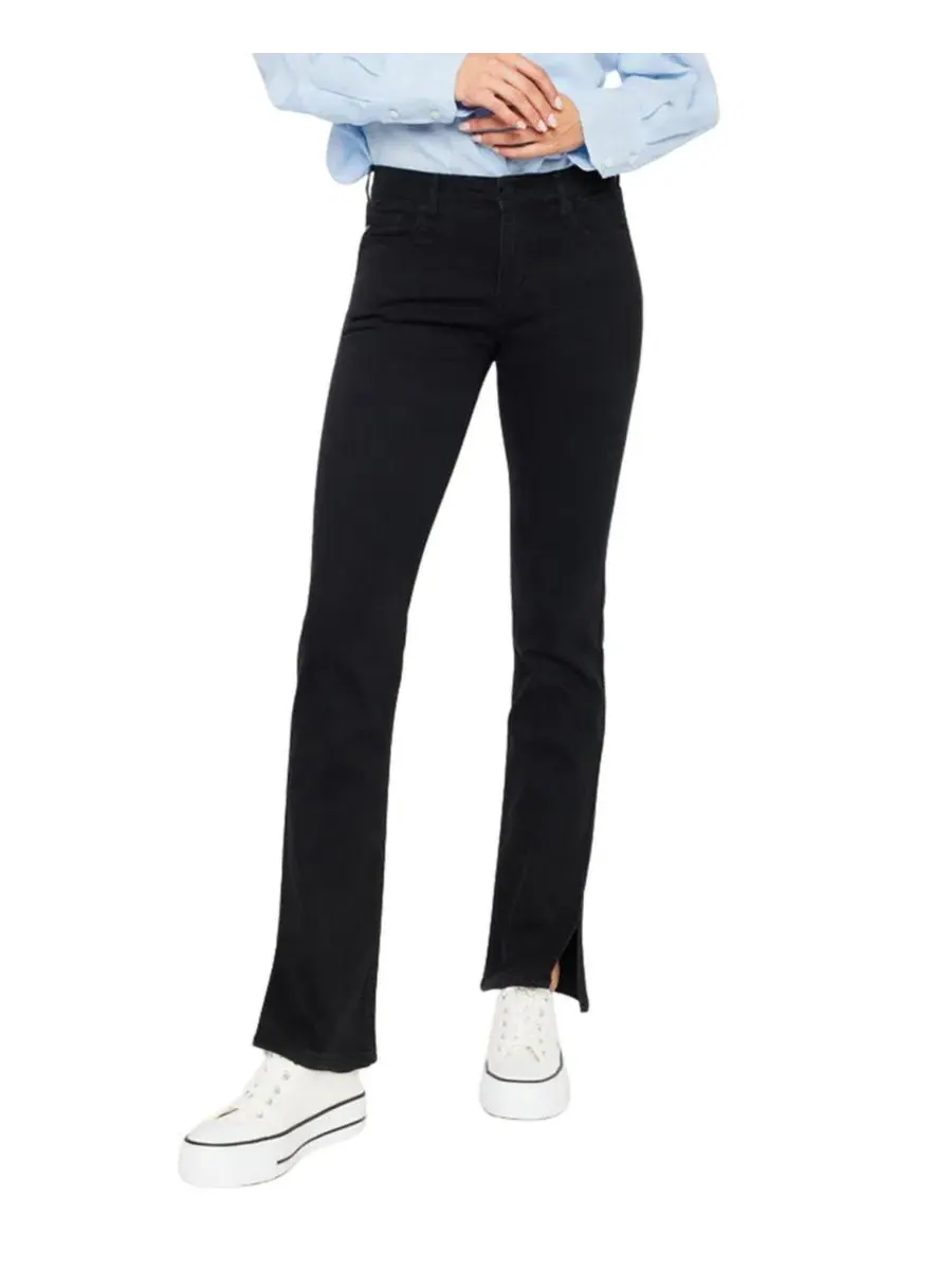 Джинсы-клеш женские Mai Mid Rise Y2K Bootcut KanCan — черный