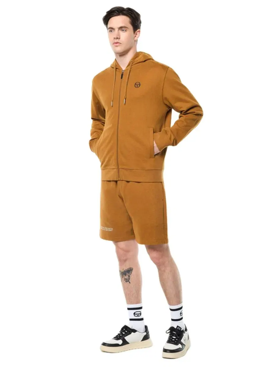 Худи полноценное с принтом Netto Sergio Tacchini — изображение 3 из 5, коричневый