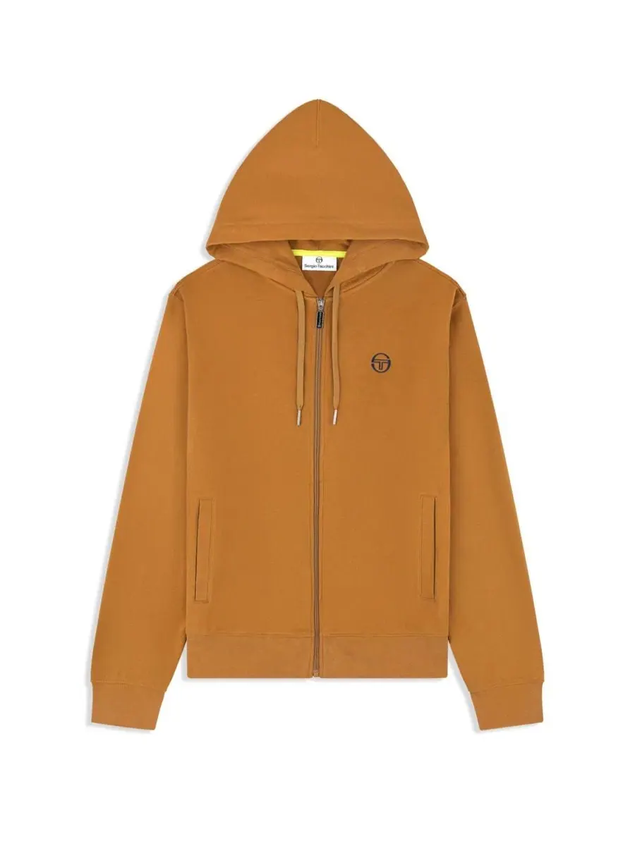 Худи полноценное с принтом Netto Sergio Tacchini — изображение 5 из 5, коричневый