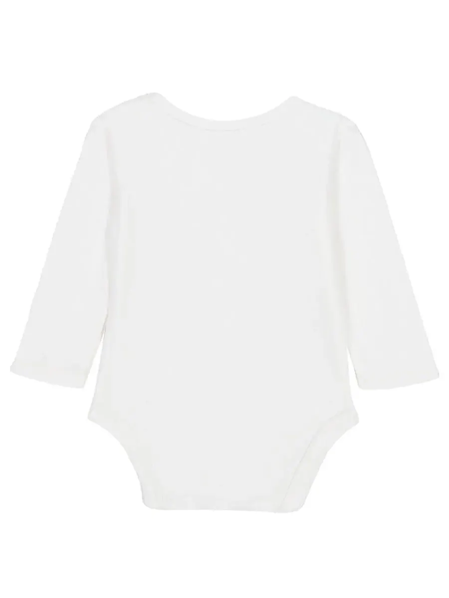 Комплект из 3 предметов: куртка с капюшоном, боди и брюки Calvin Klein — изображение 4 из 9, розовый/белый