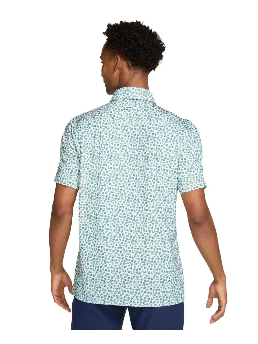 Поло для гольфа Velocity Dri-FIT Nike — изображение 3 из 3, синий/белый
