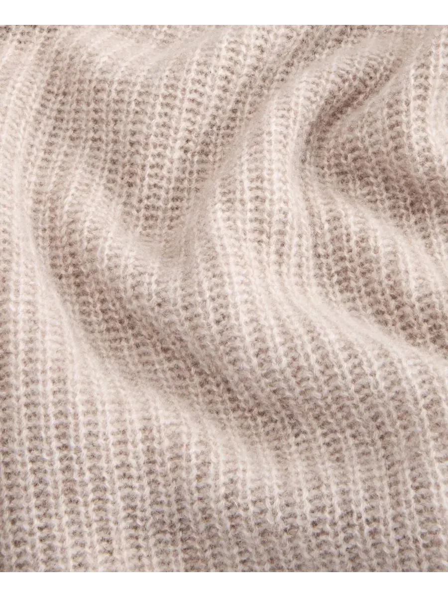 Свитер с круглым вырезом из кашемира Shaker Stitch Charter Club — изображение 5 из 7, серый