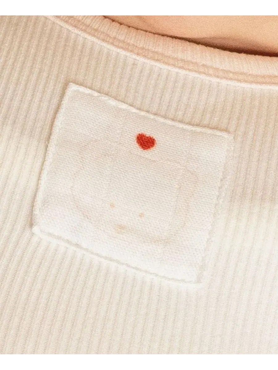 Комплект боди-комбинезона с пинетками и шапки Teddy Patch NoggiWear — изображение 4 из 4, кремовый/розовый