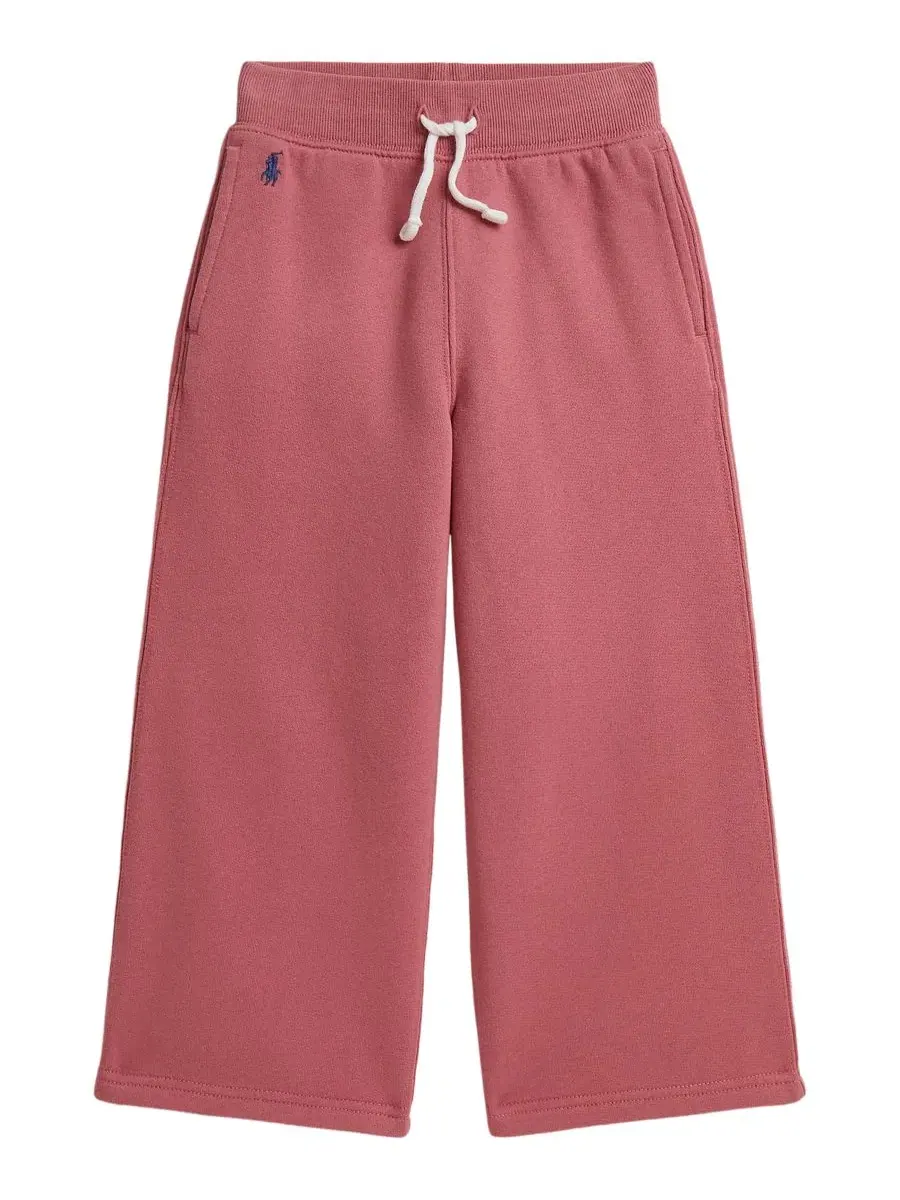 Штаны из флиса с широкими штанинами Girls' 2T-6X Polo Ralph Lauren