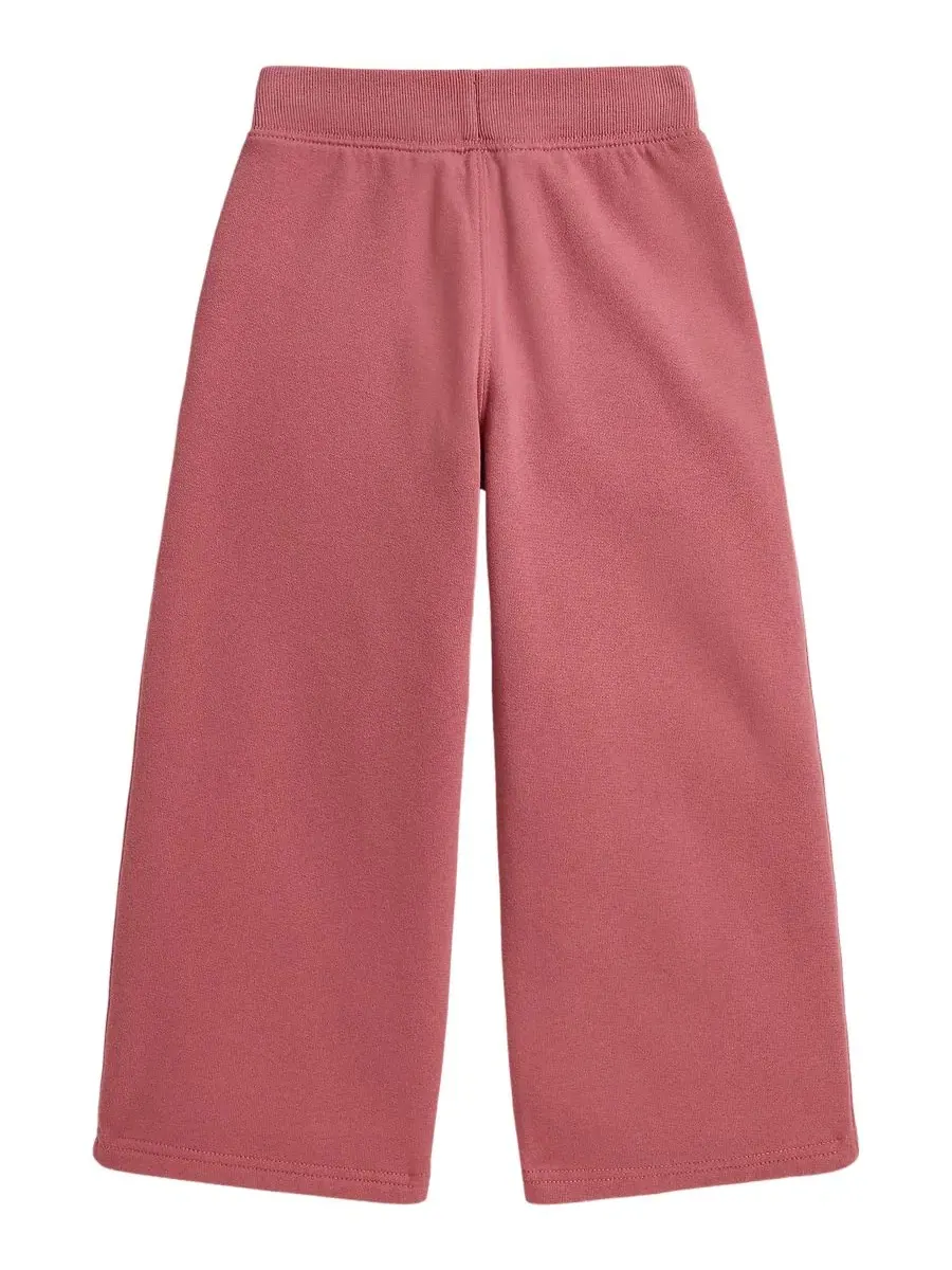Штаны из флиса с широкими штанинами Girls' 2T-6X Polo Ralph Lauren — изображение 2 из 3, розовый