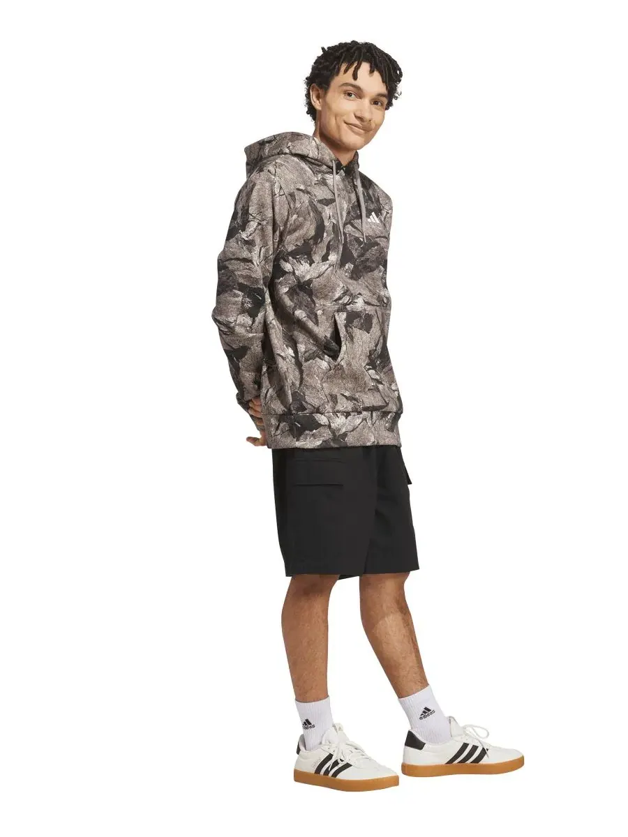 Худи с принтом Rock Camo adidas — изображение 2 из 3, серебристый