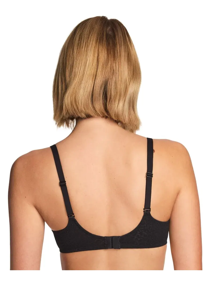 Бюстгальтер с мягкой чашкой и косточками High Bar Unlined Plunge Wacoal — изображение 5 из 8, черный