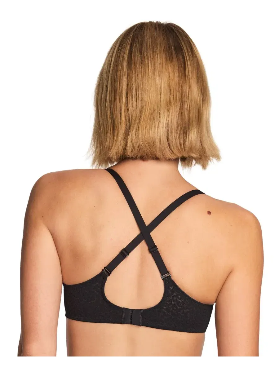 Бюстгальтер с мягкой чашкой и косточками High Bar Unlined Plunge Wacoal — изображение 7 из 8, черный