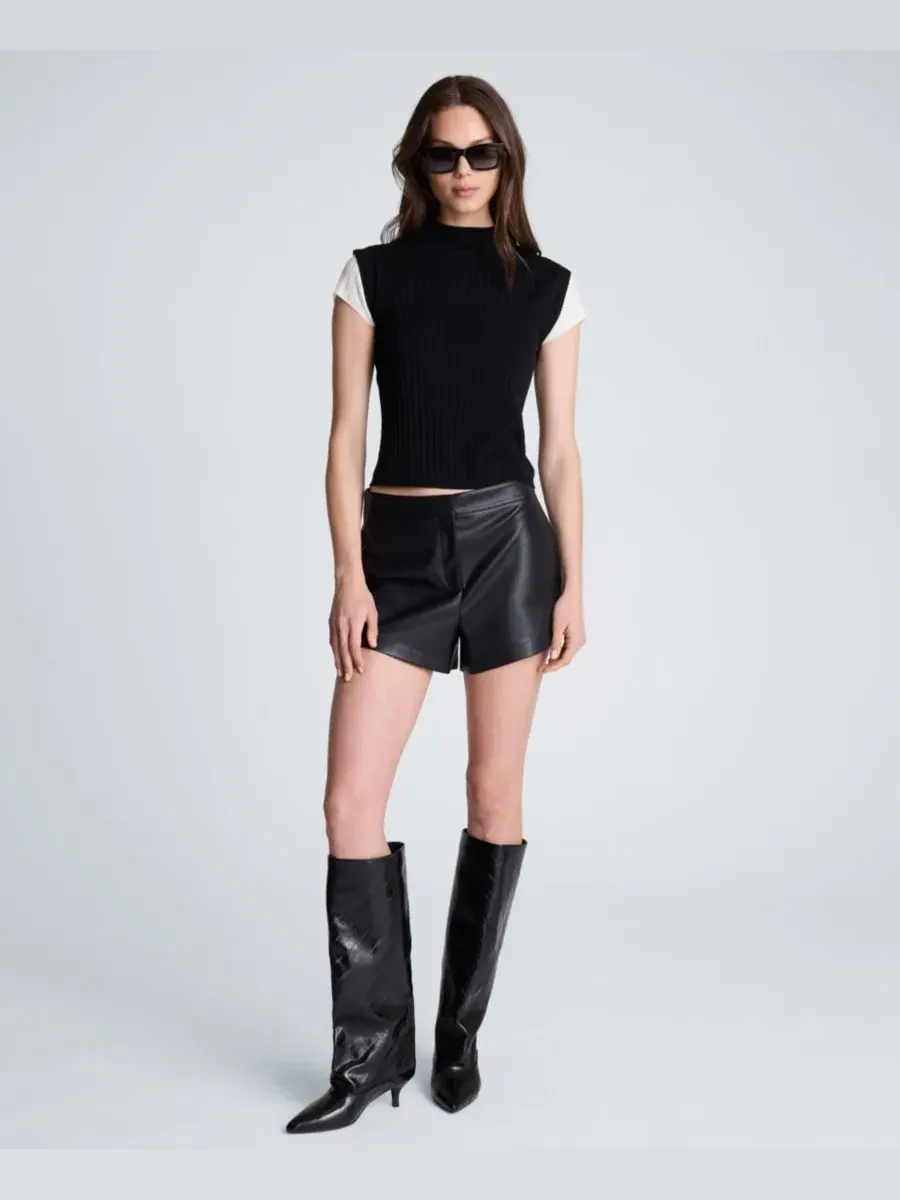 Шорты с застежкой на молнии Kenneth Cole — изображение 7 из 7, черный