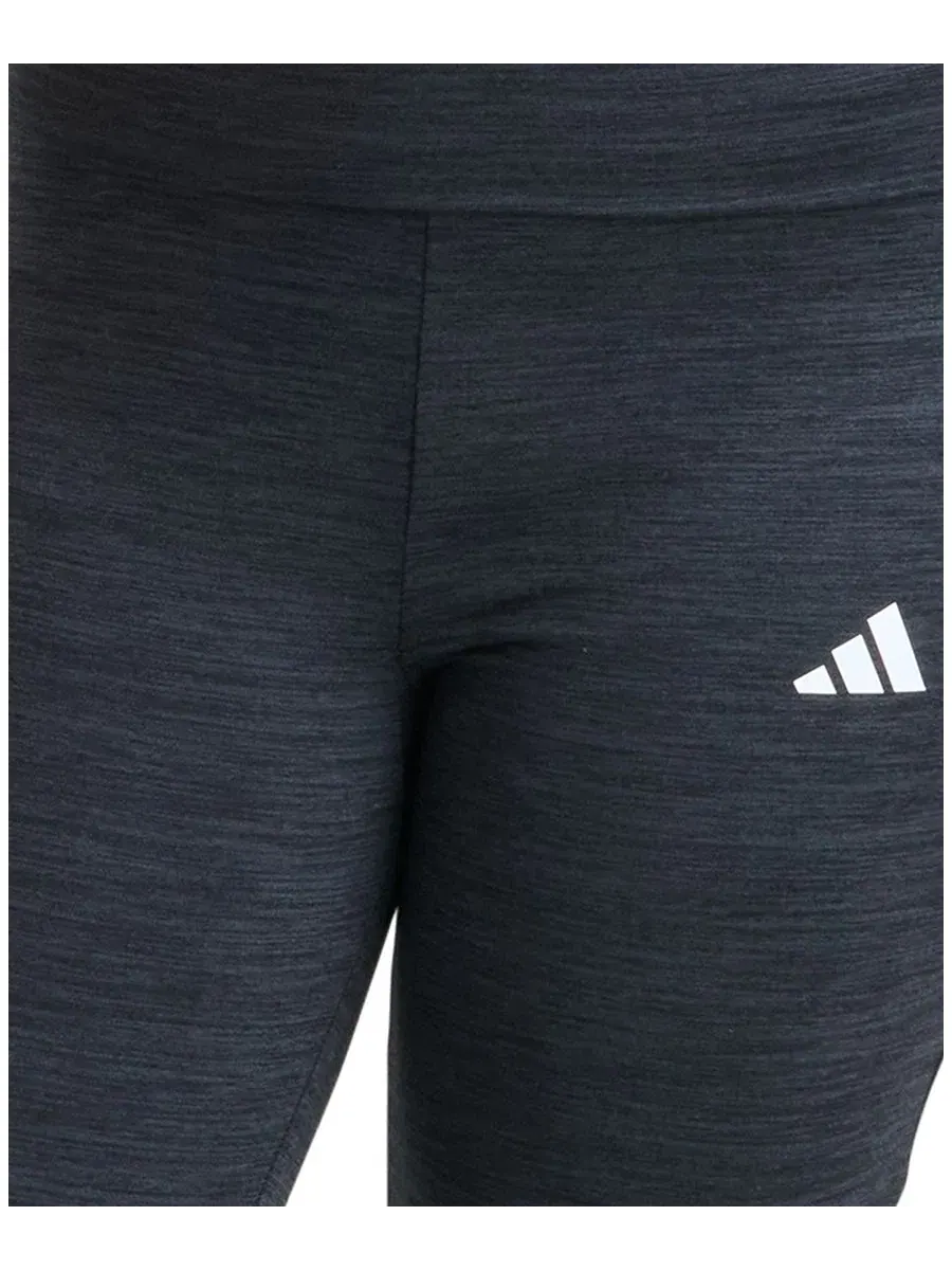 Леггинсы с заниженной посадкой и расклешенными штанинами adidas — изображение 3 из 5, черный серый