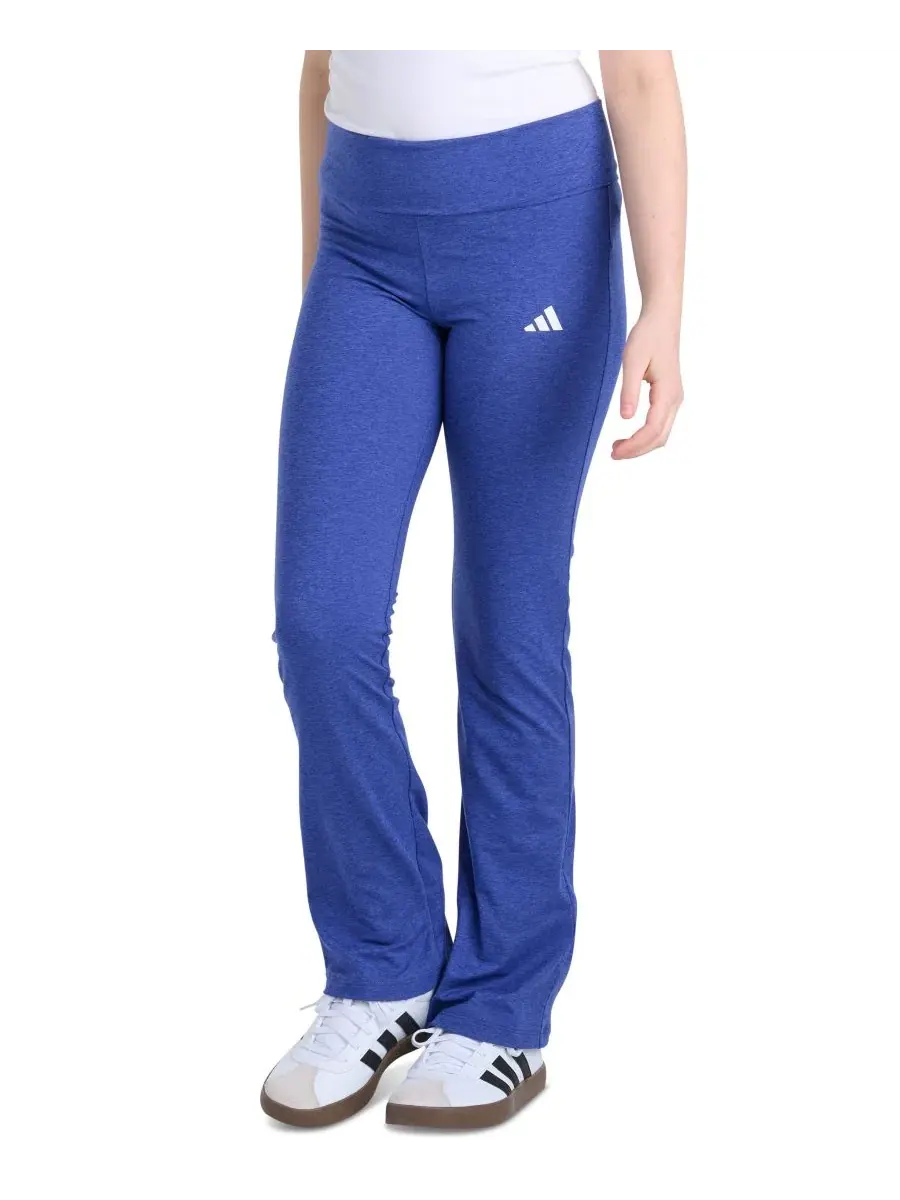 Леггинсы с заниженной посадкой и расклешенной штаниной, модель Folded Waistband Kick Flare Pants
