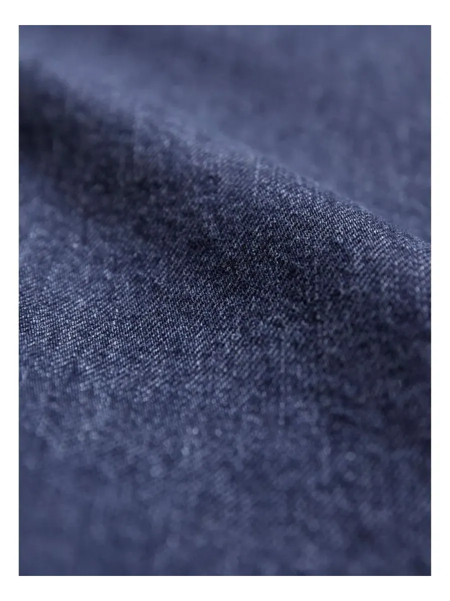 Укороченные брюки прямого кроя с широкими штанинами, Indigo Mid Wash, Celtic & Co — изображение 5 из 8, индиго
