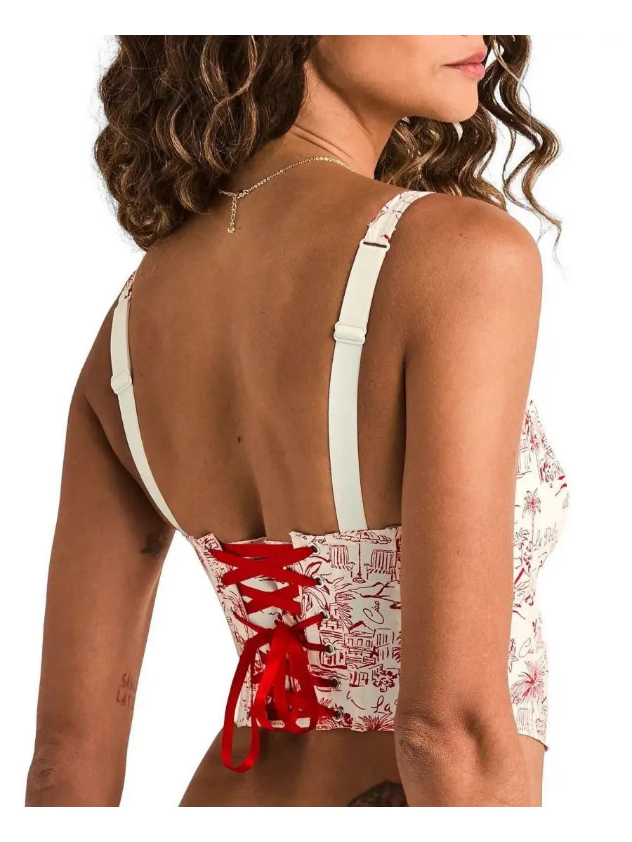 Бюстье с косточками Katie Bustier Adore Me — изображение 3 из 7, бежевый