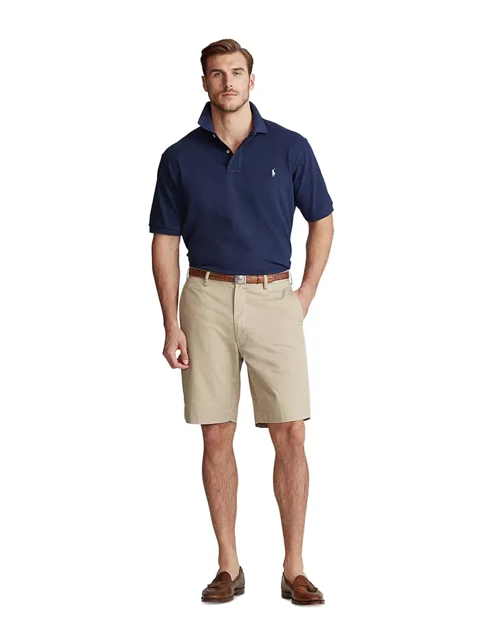 Мужские классические укороченные шорты чинос Big & Tall с эластичной тканью Polo Ralph Lauren — изображение 9 из 9