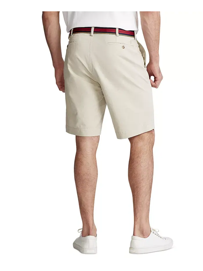Мужские классические укороченные шорты чинос Big & Tall с эластичной тканью Polo Ralph Lauren — изображение 2 из 9, серый
