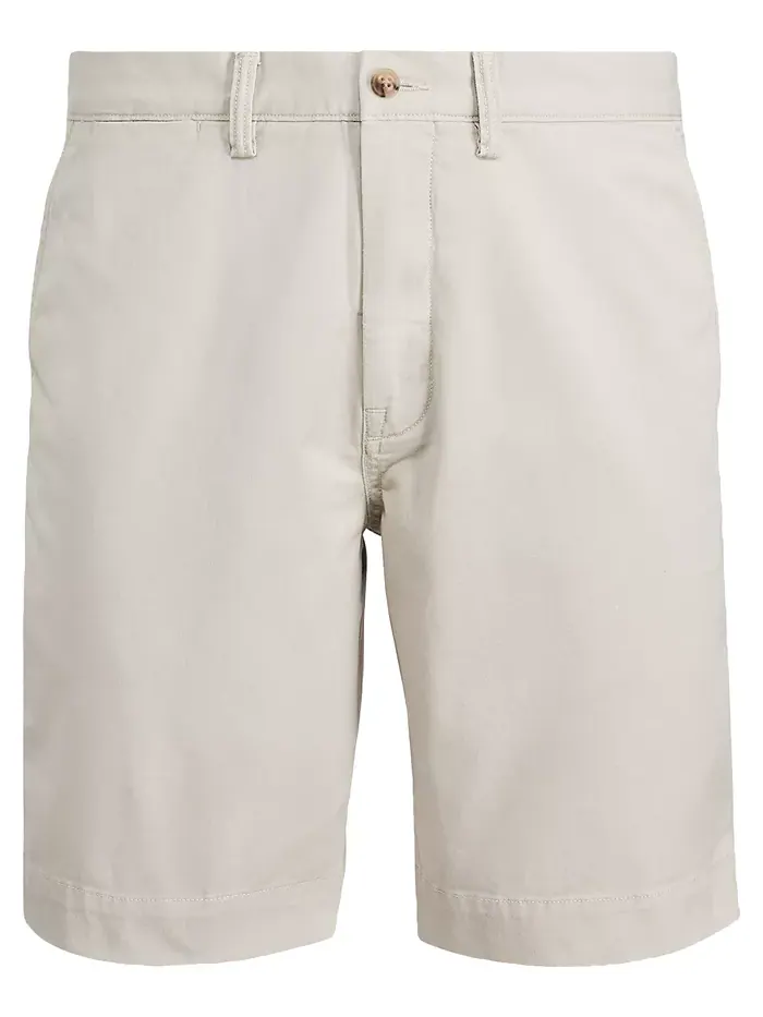 Мужские классические укороченные шорты чинос Big & Tall с эластичной тканью Polo Ralph Lauren — изображение 7 из 9, серый