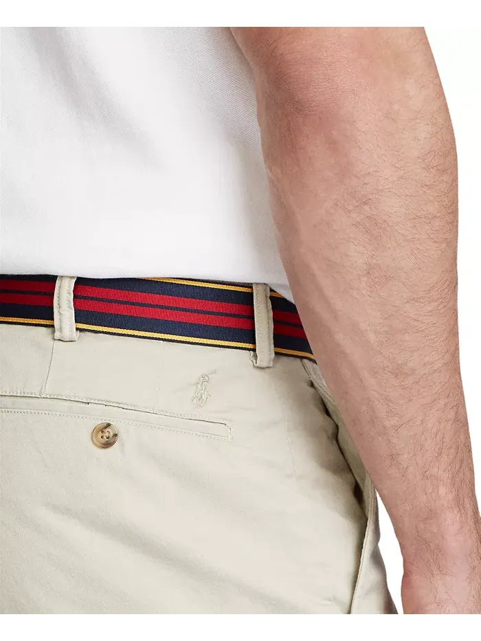 Мужские классические укороченные шорты чинос Big & Tall с эластичной тканью Polo Ralph Lauren — изображение 8 из 9, серый