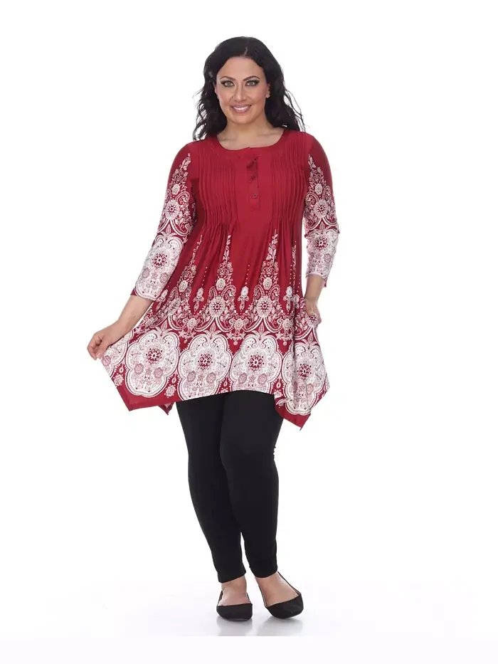 Туника Plus Size Dulce White Mark