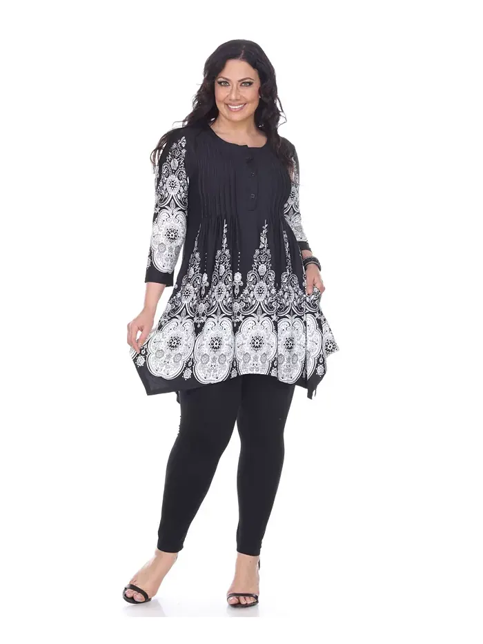 Туника Plus Size Dulce White Mark
