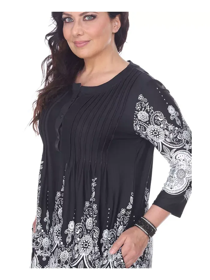 Туника Plus Size Dulce White Mark — изображение 3 из 4, белый