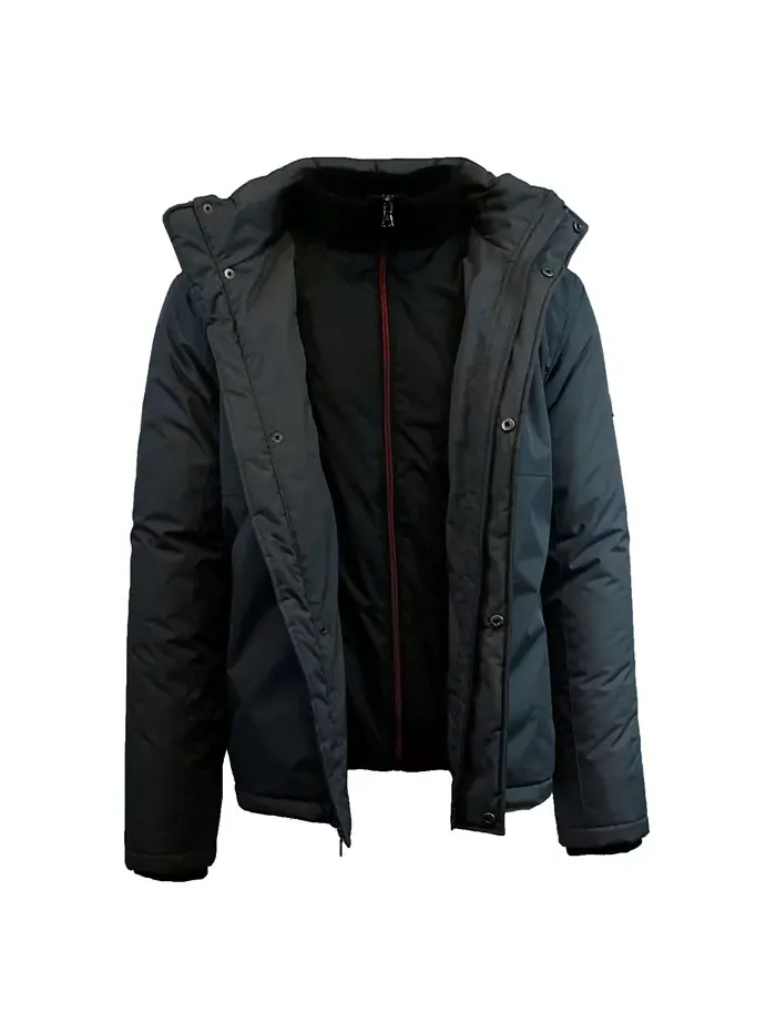 Куртка мужская утепленная Spire By Galaxy с отстегивающимся капюшоном Galaxy By Harvic — изображение 11 из 11, темно-синий