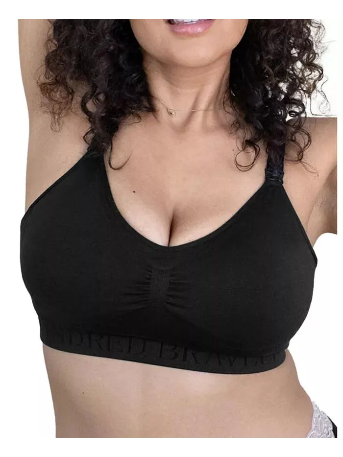 Бюстгальтер для кормления грудью Maternity Busty Sublime - подходит для размеров 30E-40I Kindred — изображение 2 из 3, черный