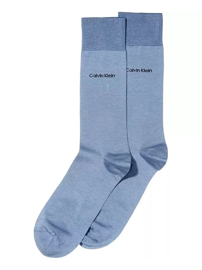 Носки мужские, Giza Cotton Flat Knit Crew Calvin Klein