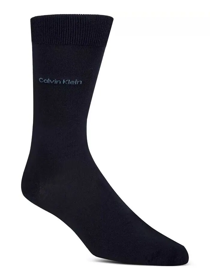 Носки мужские, Giza Cotton Flat Knit Crew Calvin Klein