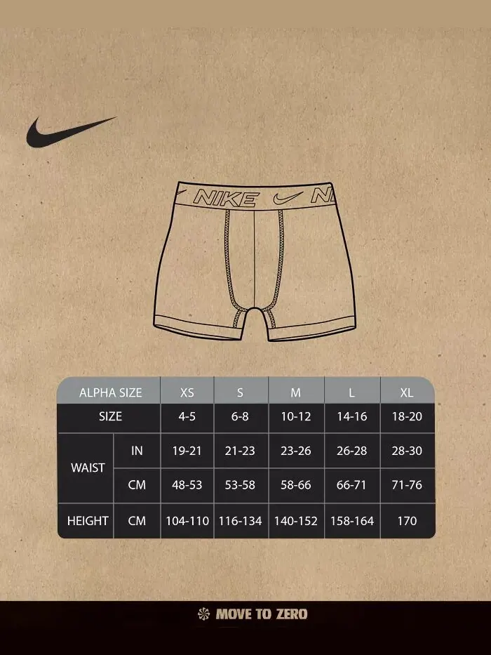 Большие мальчики 3 ПК. Трусы-боксеры Essential Dri-FIT Nike — изображение 5 из 6, черный