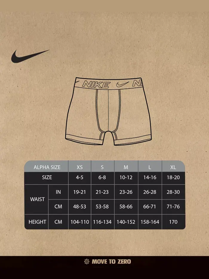 Большие мальчики 3 шт. Базовые боксеры Dri-FIT Nike — изображение 8 из 9, красный