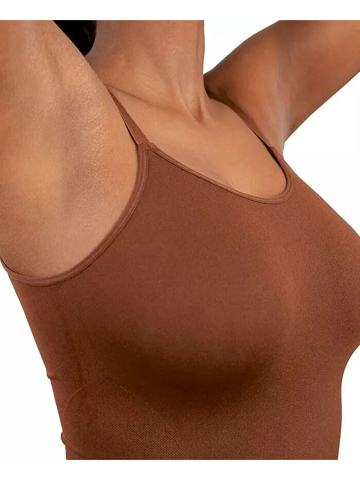 Женская футболка All Day Every Day с круглым вырезом 62001 Shapermint Essentials — изображение 4 из 5, шоколад