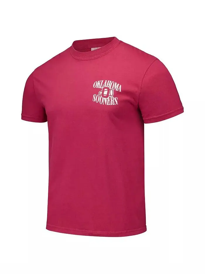 Мужская и женская футболка Oklahoma Sooners Hyper Local Top Daug Slam Dunk Image One — изображение 4 из 5, черный