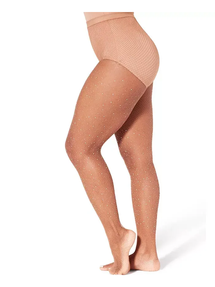 Женские колготки со стразами по всей поверхности Capezio