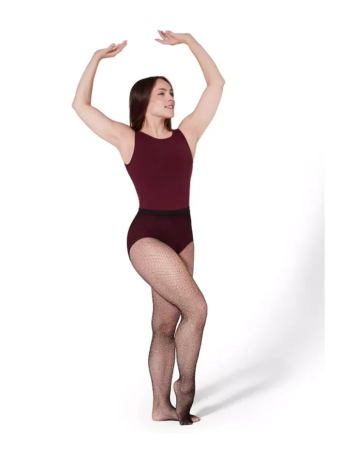 Женские колготки со стразами по всей поверхности Capezio — изображение 4 из 4, черный