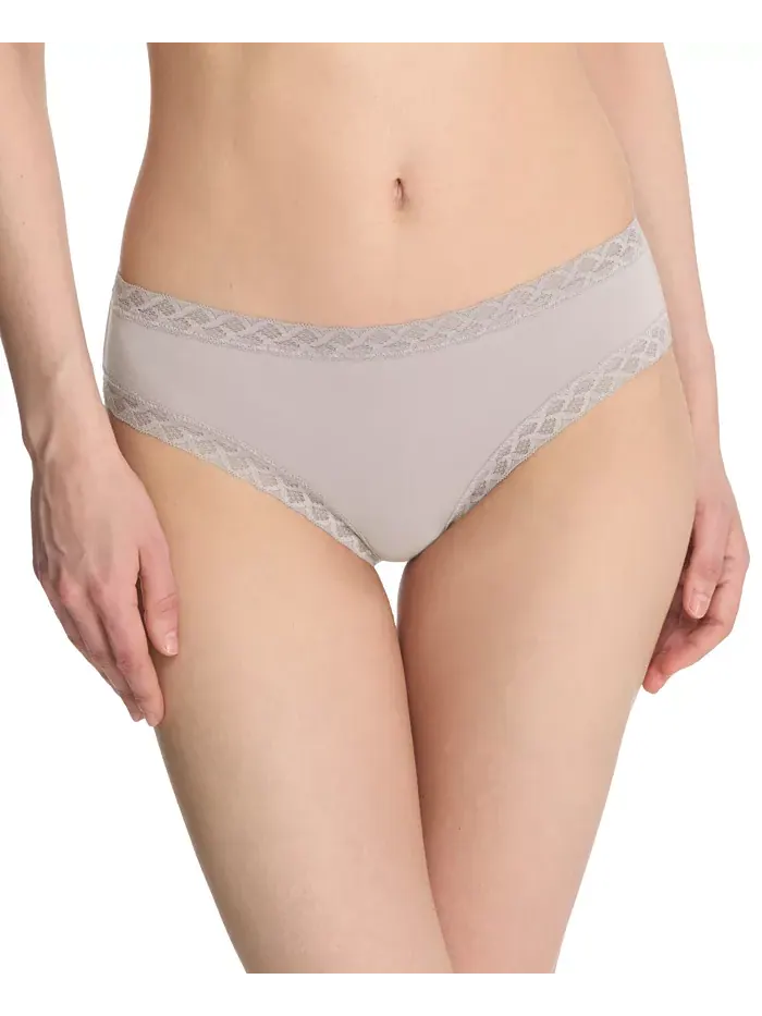 Трусы Bliss Lace-Trim Cotton Brief Underwear 156058 Natori — изображение 1 из 3, пар