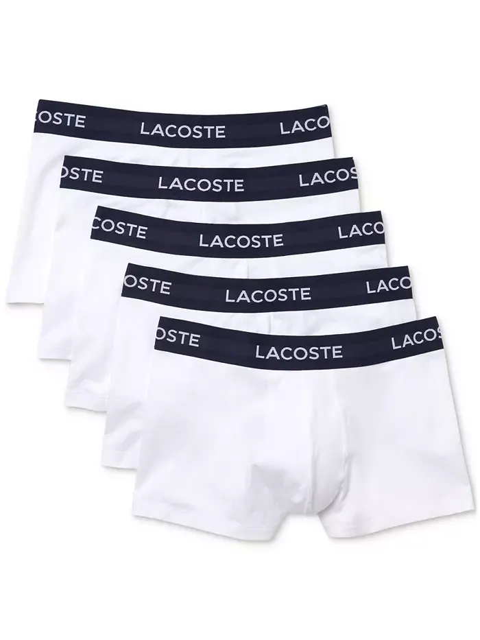 Боксеры Lacoste, мужские, классические, эластичные — изображение 1 из 2, белый