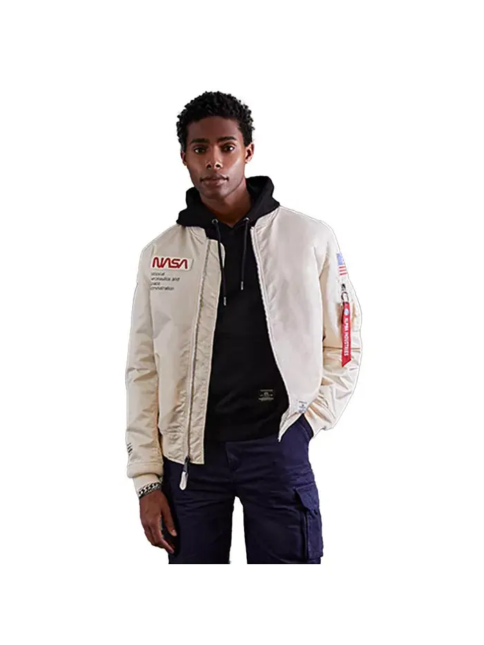 Мужская куртка L-2B Nasa Gen II Alpha Industries — изображение 1 из 3, бежевый/бежевый