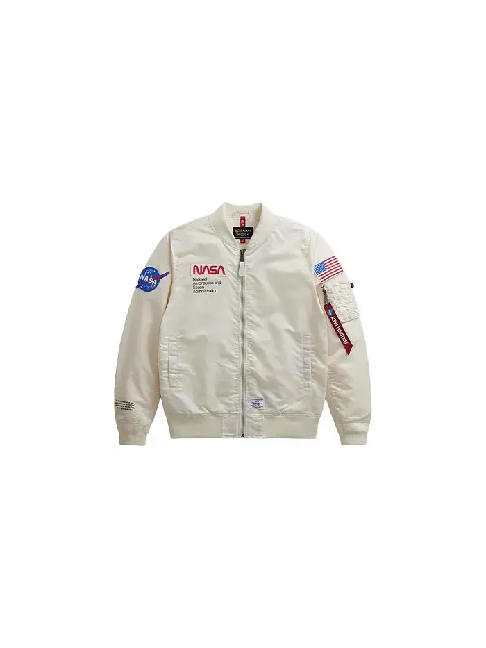 Мужская куртка L-2B Nasa Gen II Alpha Industries — изображение 2 из 3, бежевый/бежевый